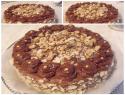 Nutellás mascarponés piskóta torta 