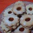 Kókuszos linzer virágok