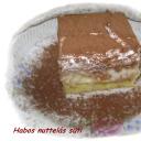 Habos nuttelás szelet