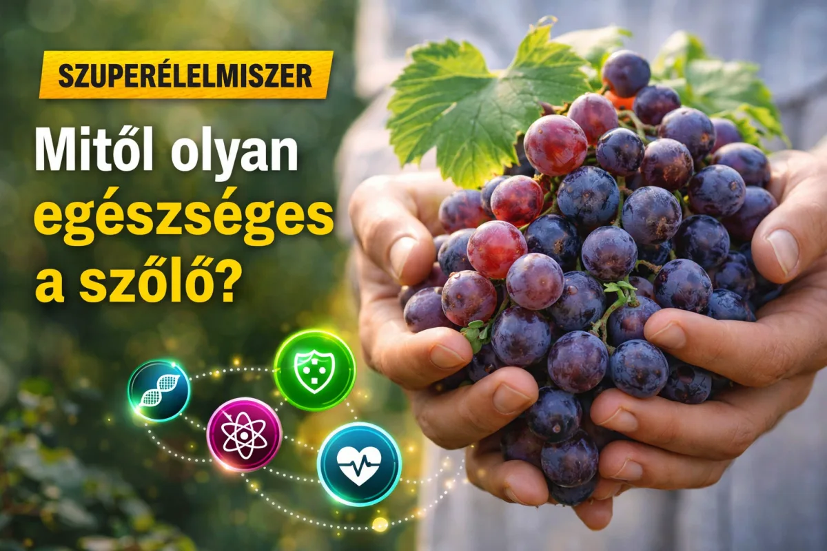 Valóban „szuperélelmiszer” a szőlő? Ezt mondja a tudomány!