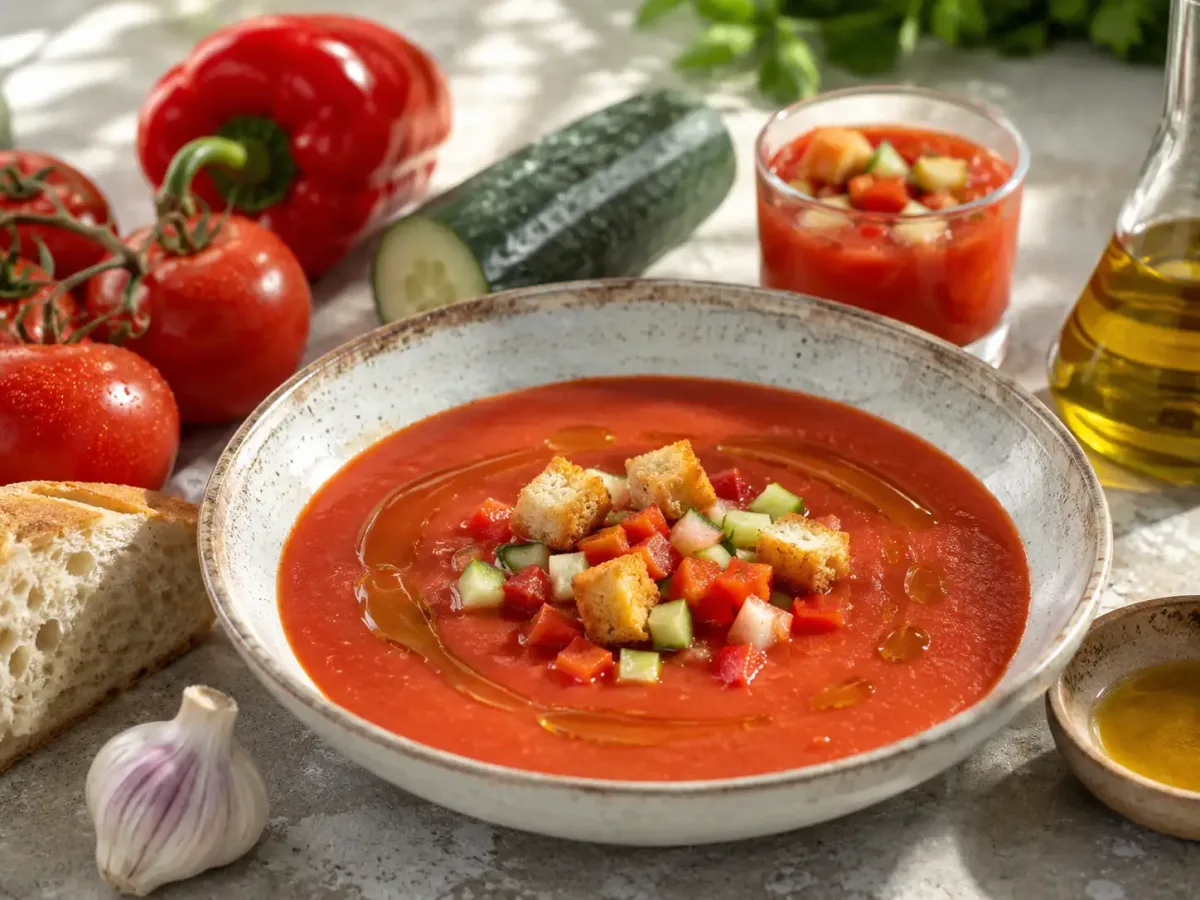 Hideg gazpacho