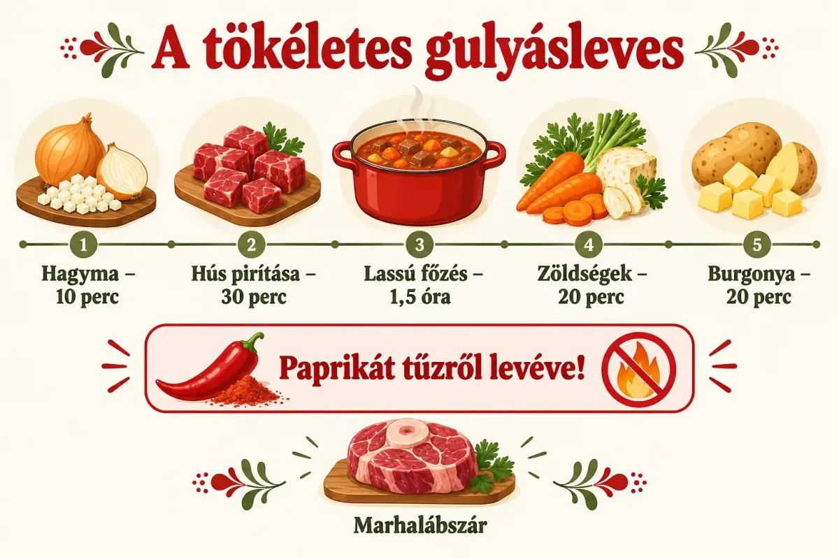 Hagyományos gulyásleves