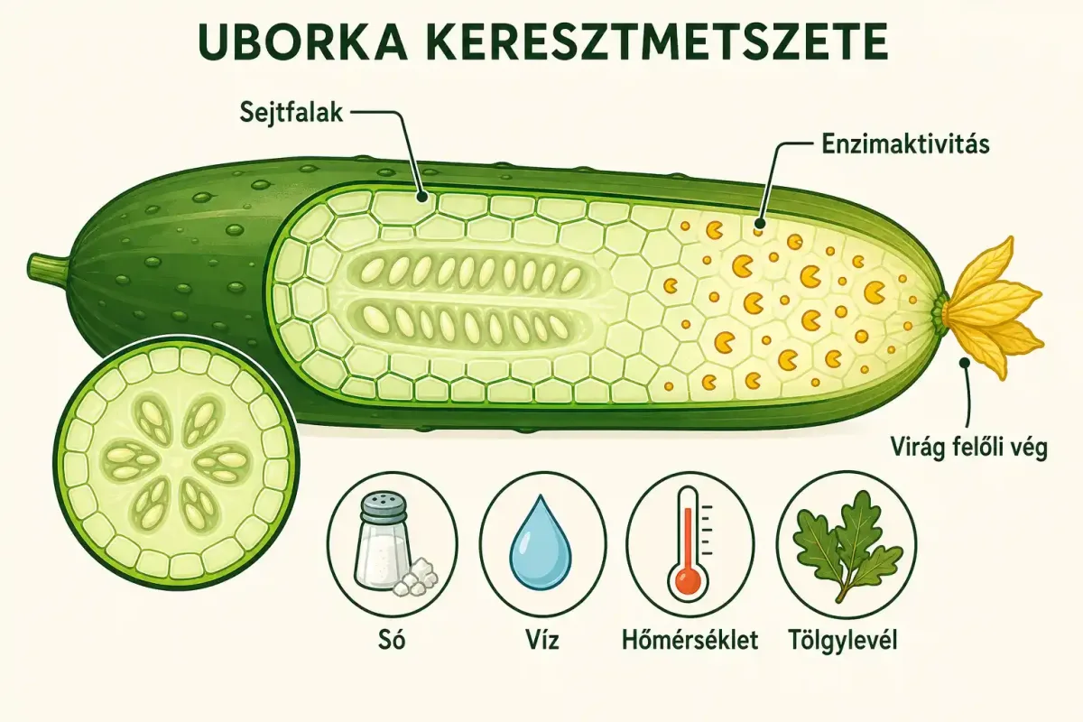 Kovászos uborka: mitől lesz ropogós és miért puhul meg?