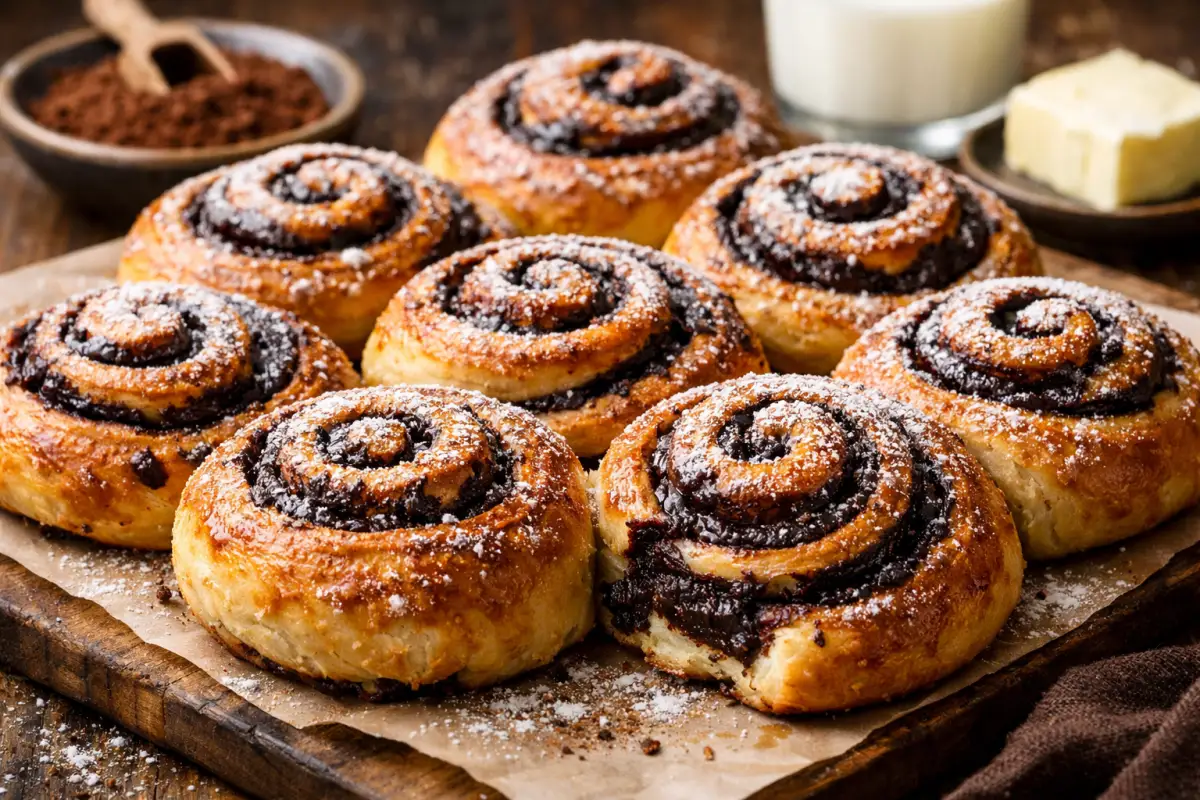 A klasszikus házi kakaós csiga receptje