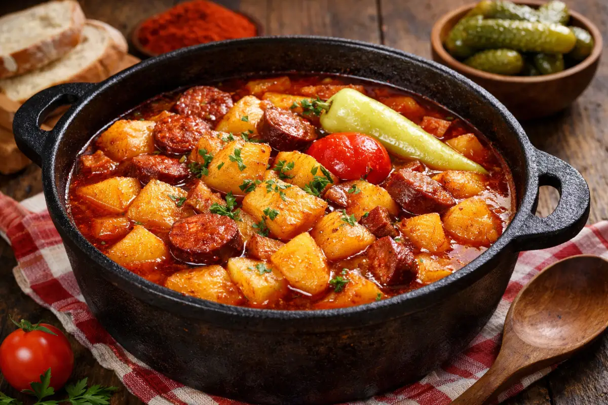 A klasszikus magyar paprikás krumpli receptje