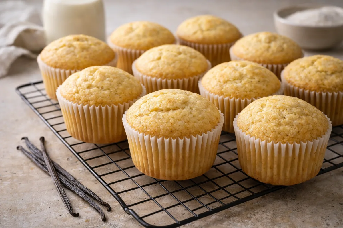 Pihe-puha vaníliás muffin