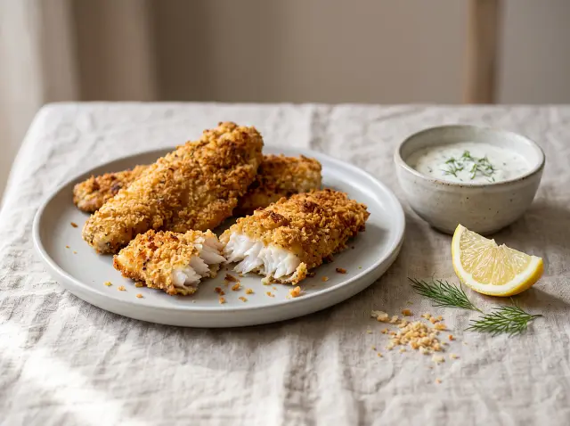 Air fryer hekk – ropogós rántott hekkfilé kevés olajjal