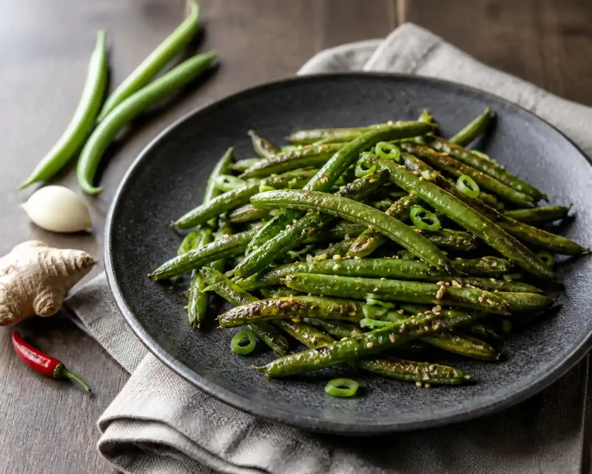 Ázsiai wokban sült zöldbab recept