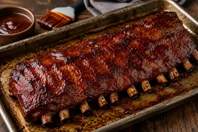 BBQ oldalas sütőben