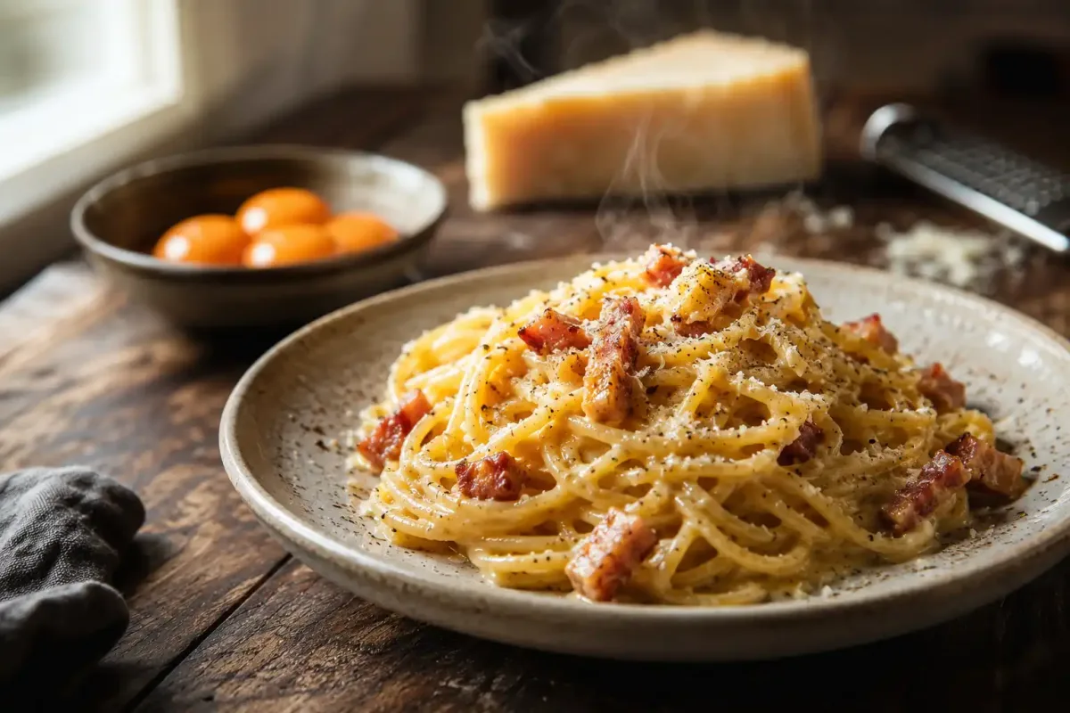 Eredeti carbonara recept – krémes, tejszín nélkül