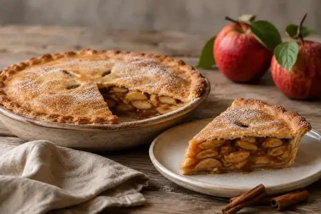 Fahéjas almás pite