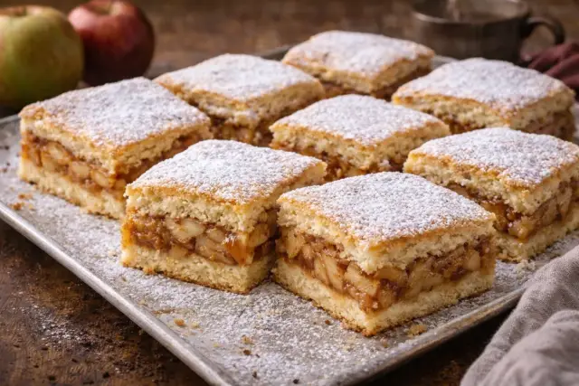 Hagyományos omlós almás pite