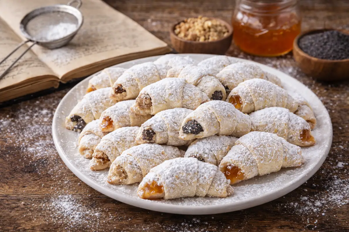 Hagyományos omlós hókifli nagymamánk receptfüzetéből