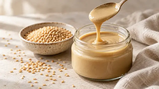 Házi tahini pirított szezámmagból