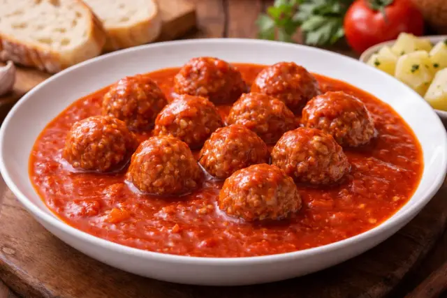 Házias paradicsomos húsgombóc recept