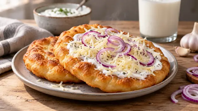 Kefires lángos