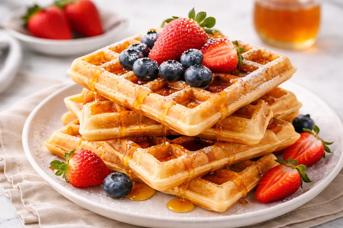 Klasszikus házi gofri recept: ropogós és pillekönnyű