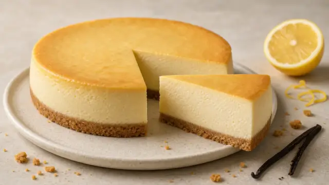 Klasszikus sült sajttorta – krémes New York cheesecake