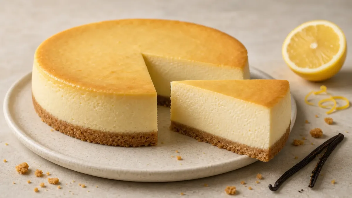 Klasszikus sült sajttorta – krémes New York cheesecake