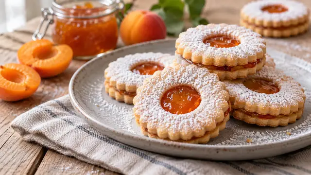 Linzer baracklekvárral