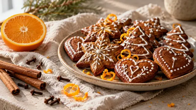 Mézeskalács narancshéjjal