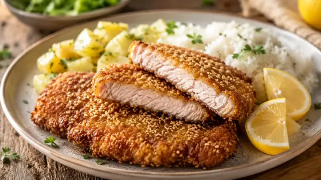 Szezámmagos rántott hús receptje