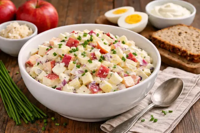 Tormás-almás tojássaláta recept