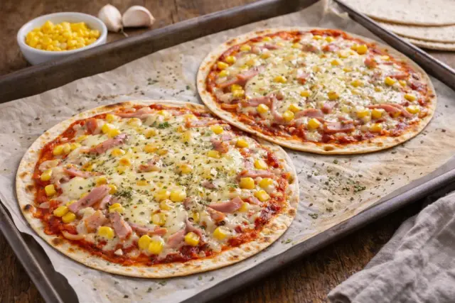 Villámgyors tortilla-pizza recept