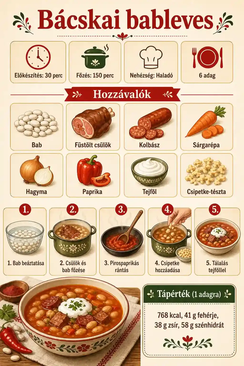 Bácskai bableves